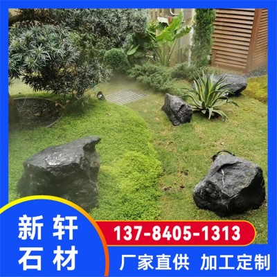 黑山石 假山造型石 景观石材 发货快 石材厂支持图案定制图2
