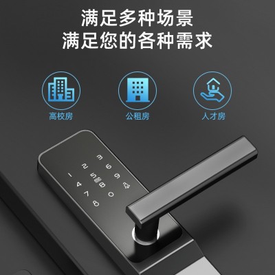 智能门锁批发防盗门电子锁出租房民宿IC通通锁APP远程公寓 密码锁图4