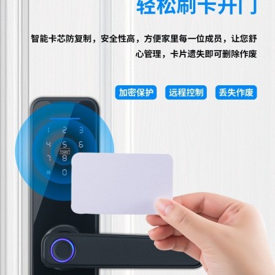 木门指纹锁室内门密码锁家用卧室办公室公寓出租屋智能门锁图2