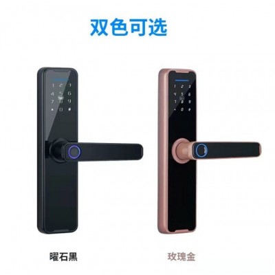 木门指纹锁室内门密码锁家用卧室办公室公寓出租屋智能门锁图4