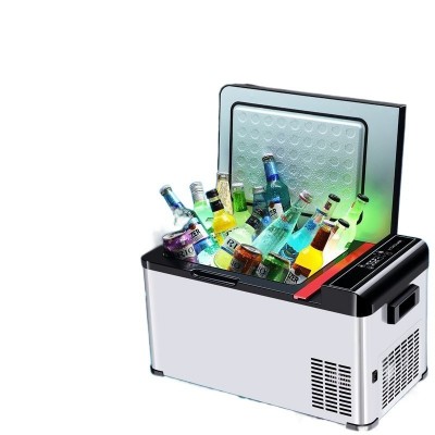 1q1压缩机车载冰箱迷你小型家用制冷冻结冰小冰柜12V/24V货车专用  1套图5