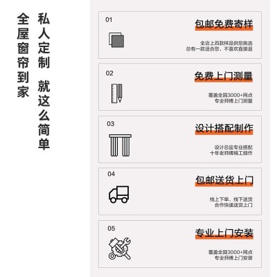 小轩窗全国上门测量安装全屋窗帘纱帘窗纱【满1599免测量费】  1米图4