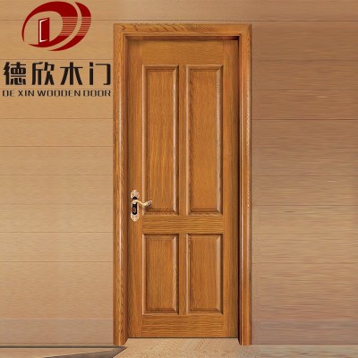 厂家复合门套装门室内开放漆中式原木门简约房间卧室实木门-下单图2