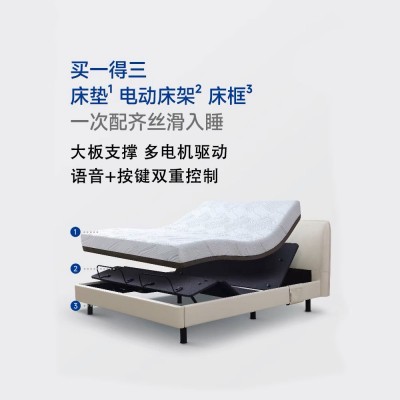 丹梵斯法式奶油风复古床中古风大床小户型全双人北欧白蜡木实木床图4