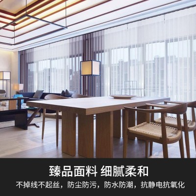 电动智能梦幻帘垂直帘竖百叶帘客厅阳台遮光手动梦幻窗帘厂家批发图2
