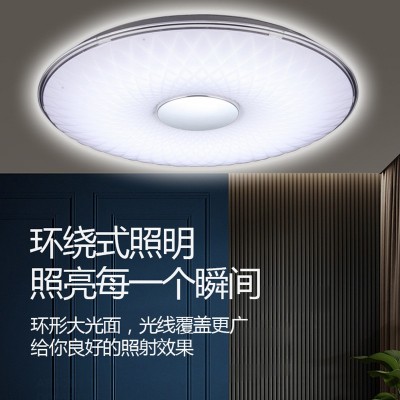 跨境家用简约灯具外贸灯饰家装led卧室客厅圆形现代吸顶灯图2