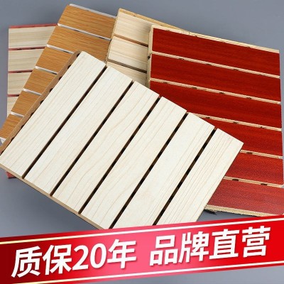 木质吸音板阻燃消音板隔音材料吸声材料影院KTV消音降噪墙面装饰图2