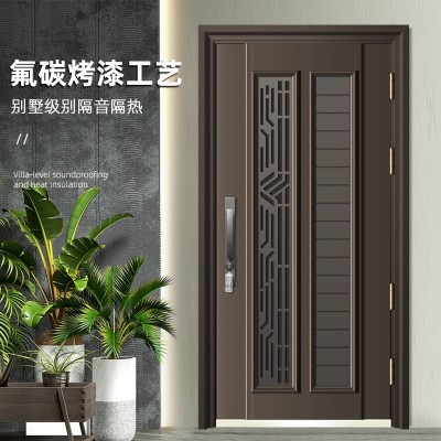 甲级防盗门耐用隔音隔热门 家用门中门推拉门现代简约金吉帝图2