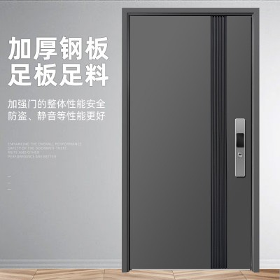 永康防盗门入户门甲级安全门家装锌合金智能平开门农村大门超甲级图2