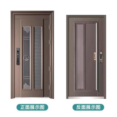 防盗门家用甲级入户门通风门中门进户门子母门安全门别墅大门批发图3
