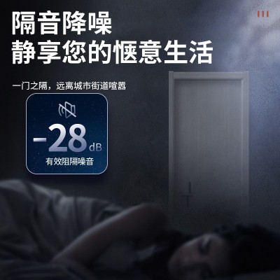 厂家批发整套零度全木门室内房间卧室门酒店隔音工程复合实木门图4