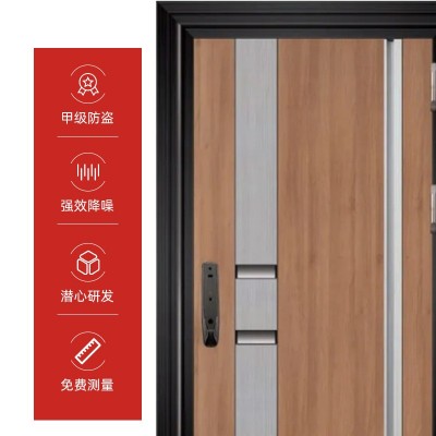 别墅自建房新款高端304不锈钢门防盗门韩式入户门智能安全门定 制图3
