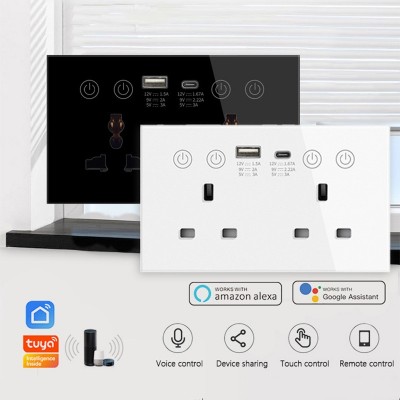 国际智能WiFi Zigbee插座 定时通用电计量147型语音涂鸦wifi插座图3