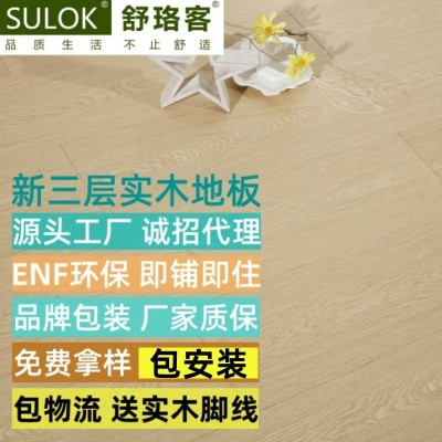 新三层实木地板ENF家用多层实木地板地暖复合地板常州木地板批发图2