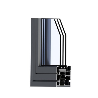 断桥铝门窗封阳台窗纱一体隔音窗小区自建房防盗窗上海铝合金门窗图5