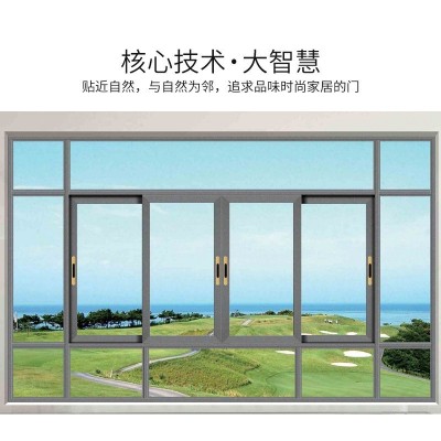 断桥铝合金窗阳台室内隔热玻璃推拉窗国外一站式设计安装图3
