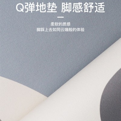 简约卫生间门口地垫硅藻泥吸水防滑垫速干家用厕所洗手间浴室脚垫  1块图2