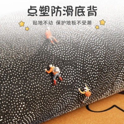 君兮动物地毯地垫 家用卧室厨房防滑垫入户进门蹭脚垫大门口门垫  1块图4