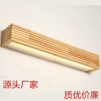 酒店工程led实木壁灯现代简约北欧卧室床头壁灯走廊壁灯B1759     1套图2