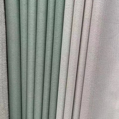 定制送定型加厚棉麻高遮光窗帘布卧室飘帘免打孔高级感成品窗窗  1米图4