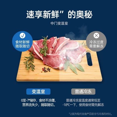 HYUNDAI/现代家用双开门四开十字开门法式多门超薄大容 量大冰箱     1件图3