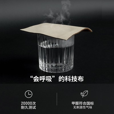 现代简约双人布沙发奶油风民宿酒店小户型个性沙发客厅布艺沙发  1件图4