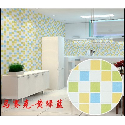 马赛克墙纸自粘壁纸厨房卫生间防水浴室墙贴瓷砖贴纸宿舍装修代发      1件图5