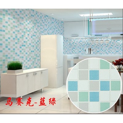 马赛克墙纸自粘壁纸厨房卫生间防水浴室墙贴瓷砖贴纸宿舍装修代发      1件图3