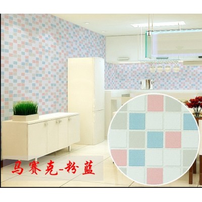 马赛克墙纸自粘壁纸厨房卫生间防水浴室墙贴瓷砖贴纸宿舍装修代发      1件图4