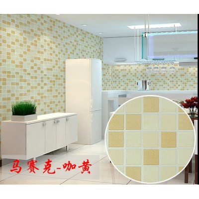 马赛克墙纸自粘壁纸厨房卫生间防水浴室墙贴瓷砖贴纸宿舍装修代发      1件图2