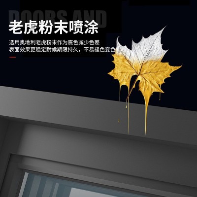 外贸工程系列55断桥铝门窗铝合金推拉窗落地玻璃65断桥系统平开窗2平方米图3