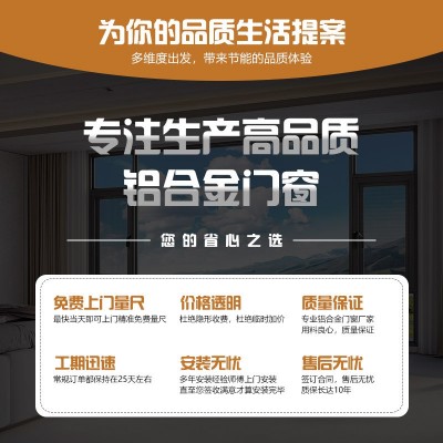成都别墅封阳台断桥铝平开窗系统窗隔音窗推拉窗顶楼阳光房玻璃窗1平方米图3
