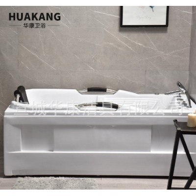 独立亚克力浴缸 冲浪按摩小户型家用浴缸 嵌入式恒温浴缸HK-828  1件图2