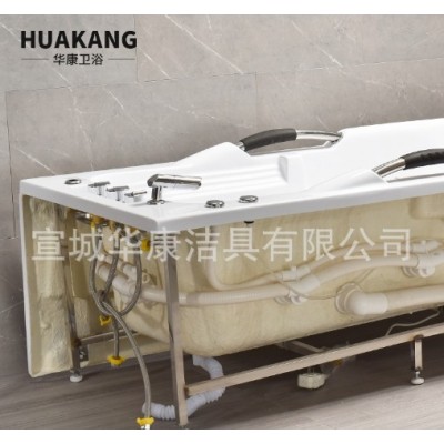 独立亚克力浴缸 冲浪按摩小户型家用浴缸 嵌入式恒温浴缸HK-828  1件图3