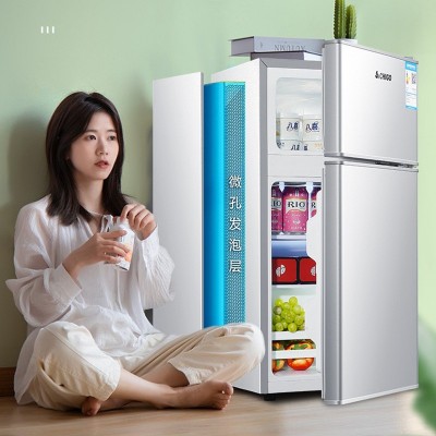 志高冰箱小型家用宿舍双开门迷你出租房冷藏冷冻省电双门式二人用  1件图3