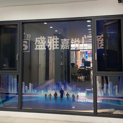 现代网红钢化玻璃厨房推拉卫浴厕所平开阳台钛镁合金窗    1平方米图3