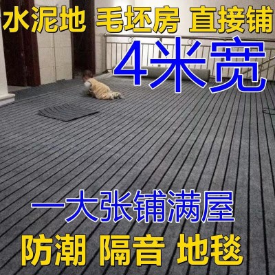 地毯大面积水泥地面毛坯房隔音防潮办公室客厅卧室美容院全铺地毯   1平方米图3