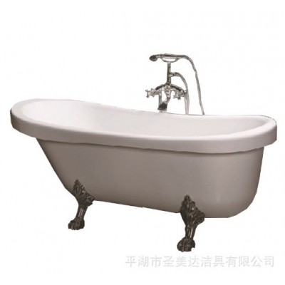 厂家供应批发亚克力贵妃浴缸独立式艺术贵妃浴缸冲浪按摩酒店工程  1件图5