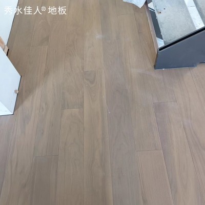 北美黑胡桃原木纯实木地板 免龙骨锁扣耐地热地暖家用厂家直销  1平方米图2