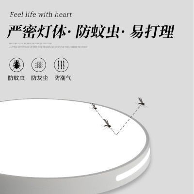 LED吸顶灯长方形大气客厅灯卧室灯现代简约书过道灯餐厅 阳台灯具  1件图3