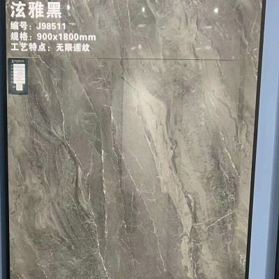 四川室内岩板批发900*1800mm现代简约连纹大理石瓷砖客厅背景墙      2片图3