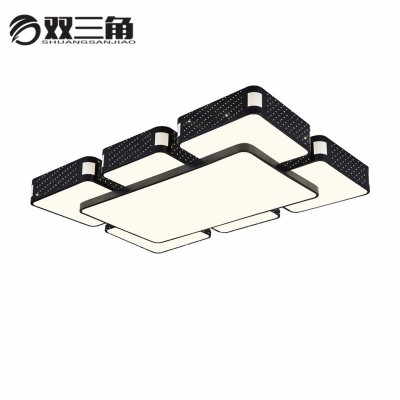 LED吸顶灯批发现代简约遥控大客厅灯卧室长方形餐厅天空之城工厂  1件图5