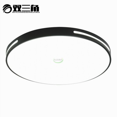 LED吸顶灯批发圆形黑白色镂空客厅餐厅卧室书房阳台过道 长正方形 1件图5