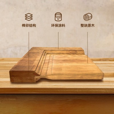 卡斯拉原木门中式古典实木木门自然纹理雕花榫卯结构实木烤漆门  1件图2