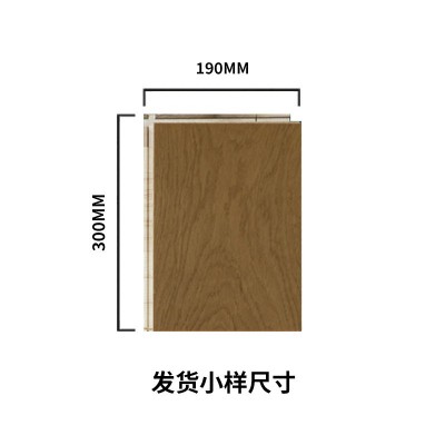 栎木纯三层复古风咖色烟熏拉丝实木复合地板15MM锁扣地暖室内小板  1件图5