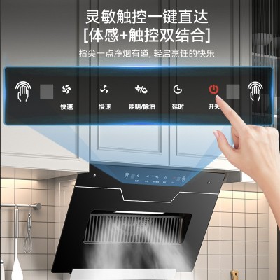 工厂专供公寓出租屋小型免打孔侧吸式40/50/60/71小尺寸 吸油烟机  1件图5