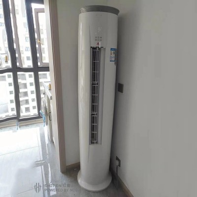 家用2匹3匹立式冷暖变频空调 一级能效圆形圆柱智能立式柜机空调  1件图4