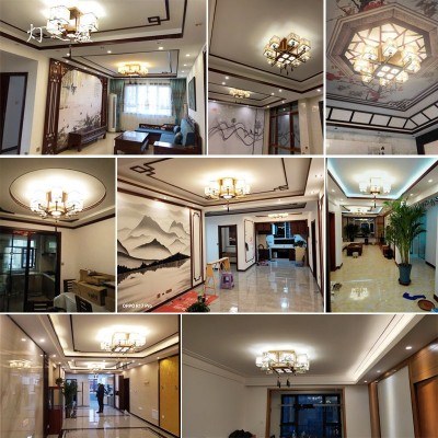 新中式吸顶灯禅意中国风古典大气客厅灯家用餐厅卧室灯铁艺灯具      1件图3