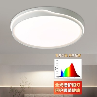 中山家装灯饰客厅灯全光谱卧室吸顶灯家用led简约时尚风扇 灯全屋     1个图4