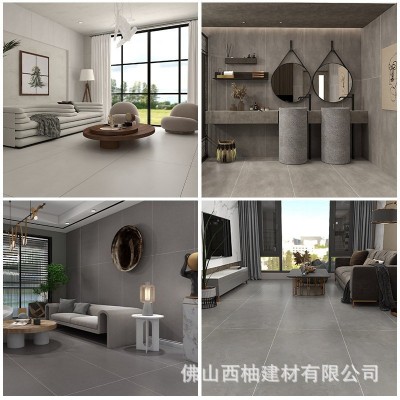 素色微水泥瓷砖 750X1500客厅防滑地砖灰色地板砖大板哑光岩板  1片图4